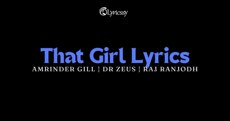That Girl Lyrics