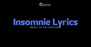 Insomnie Lyrics