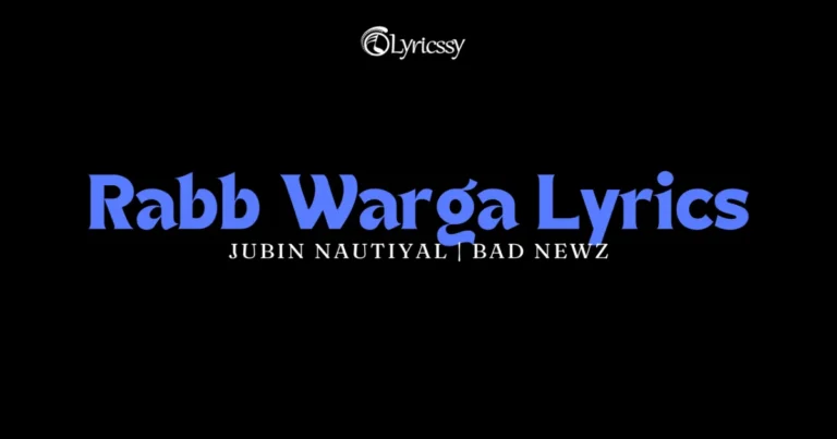 Rabb Warga Lyrics