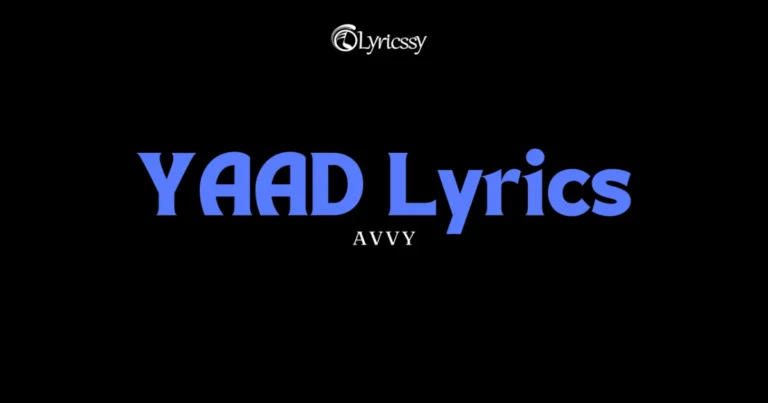 YAAD Lyrics