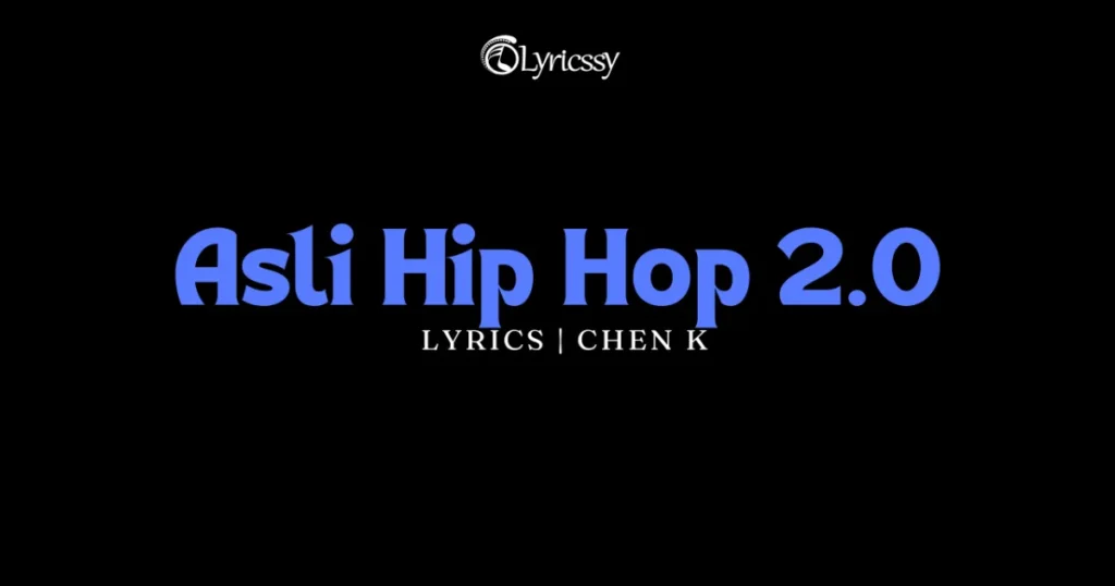 Asli Hip Hop 2.0 Lyrics