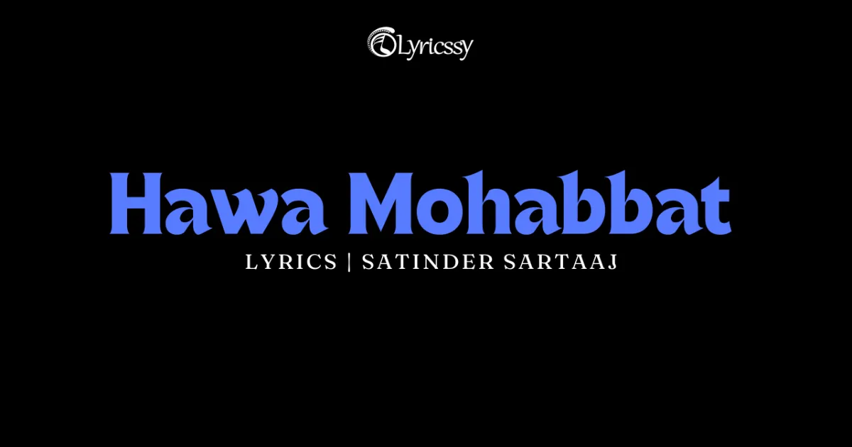 Hawa Mohabbat Lyrics