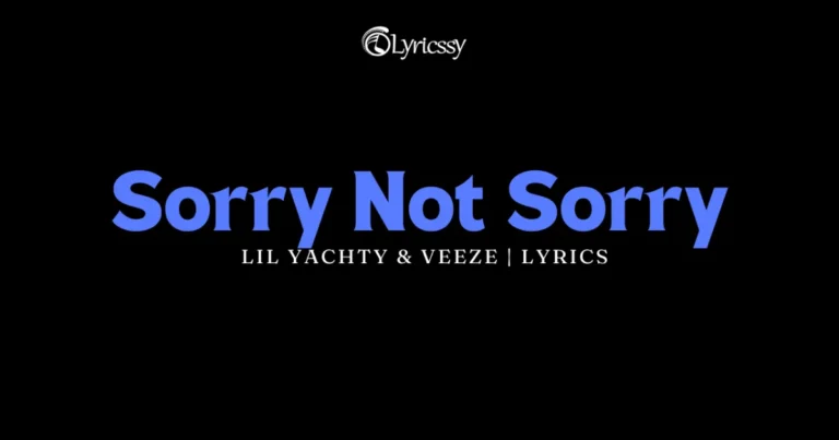 Sorry Not Sorry Lyrics