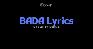 BADA Lyrics