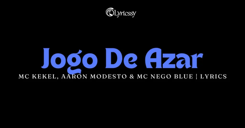 Jogo De Azar Lyrics